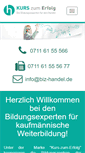 Mobile Screenshot of kurs-zum-erfolg.de
